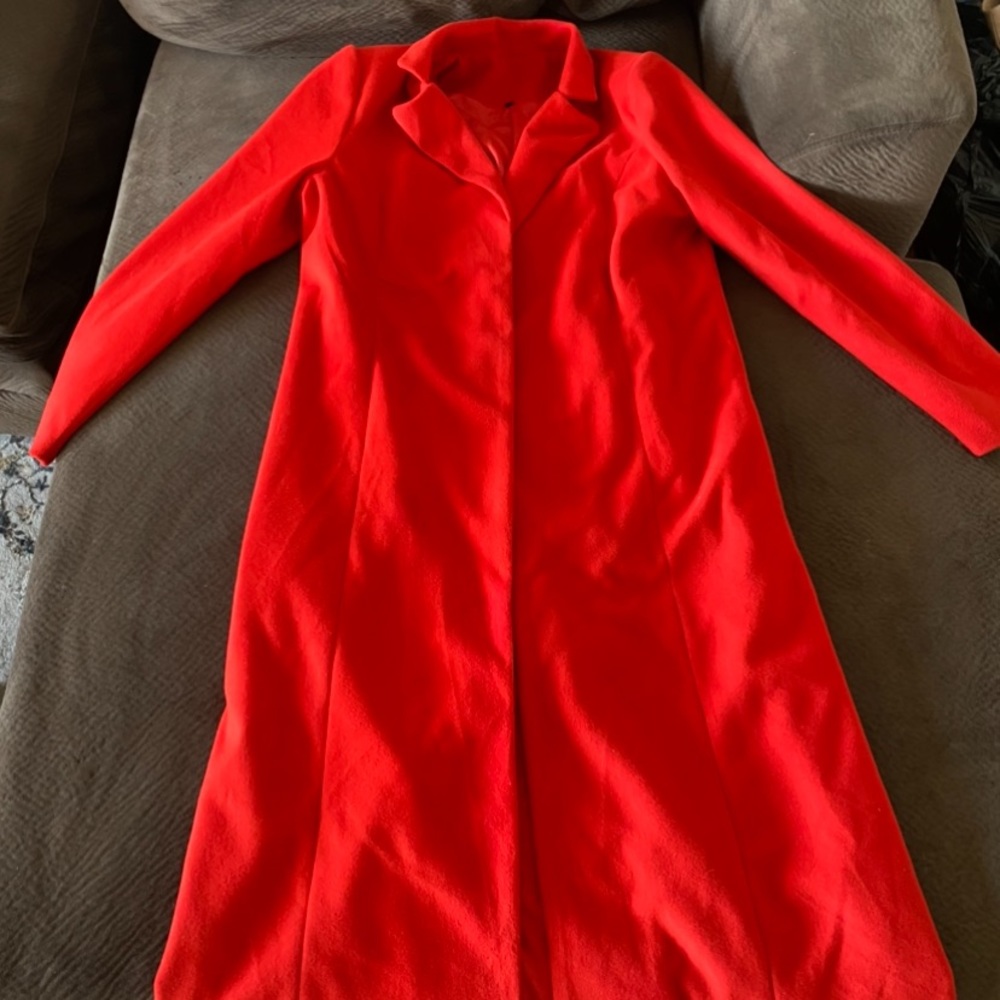 Long red coat/jacket